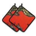 Carolines Treasures Scared Crow Pair of Pot Holders MW1348PTHD